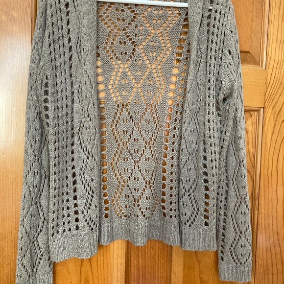 Knitted Beige Cardigan Sweater By Cyrus Size M - Picture 1 of 4